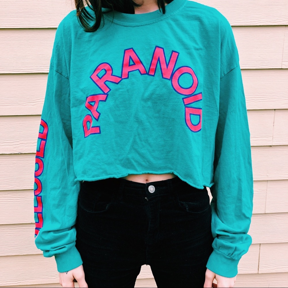 PARANOID forever 21 t-shirt